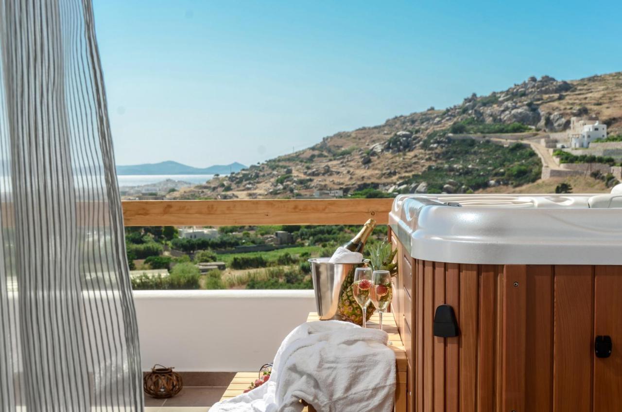 Naxos Pantheon Luxury Apartments Agkidia ภายนอก รูปภาพ